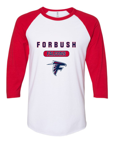 Forbush Falcons Mascot #3 Men's Baseball T-Shirt