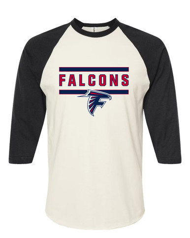 Forbush Falcons Mascot #5 Women's Baseball T-Shirt