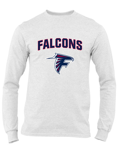 Forbush Falcons Mascot #6 Men's LS T-Shirt