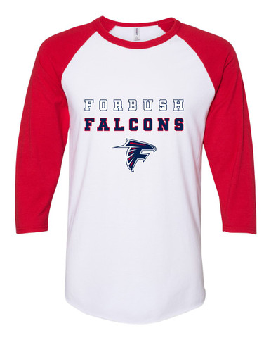 Forbush Falcons Spirit Women's Baseball T-Shirt