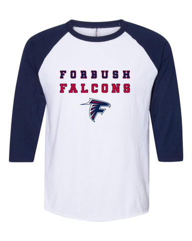 Forbush Falcons Spirit Men's Baseball T-Shirt