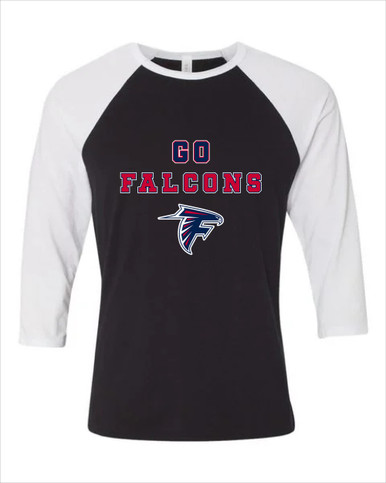 Forbush Falcons Go Team Women's Baseball T-Shirt