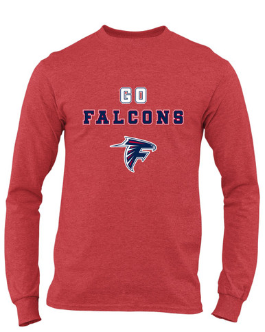 Forbush Falcons Go Team Men's LS T-Shirt
