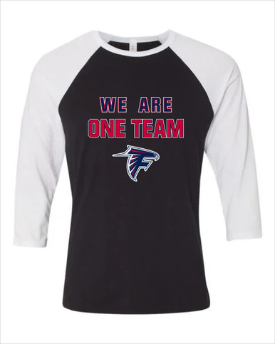 Forbush Falcons We Are One Team Men's Baseball T-Shirt
