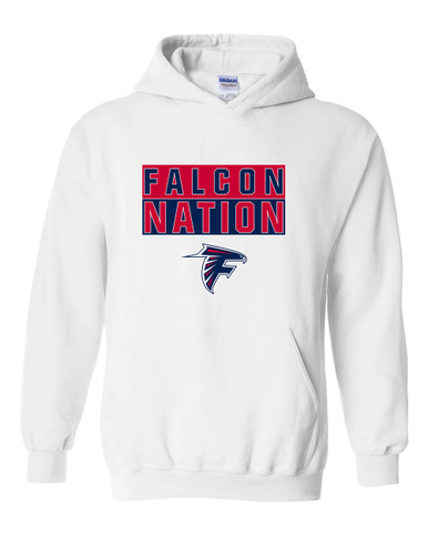 Forbush Falcons Nation #1 Men's Hoodie