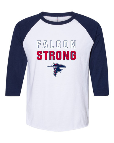 Forbush Falcons Strong #2 Men's Baseball T-Shirt