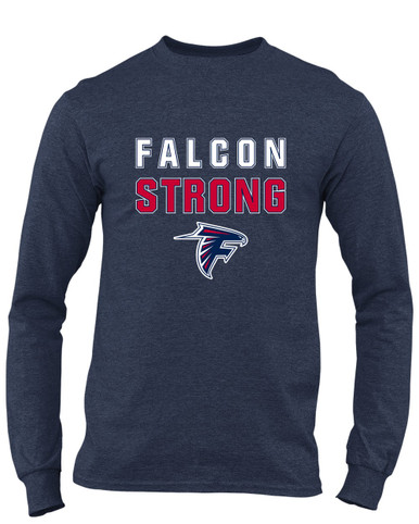Forbush Falcons Strong #2 Men's Premium LS T-Shirt