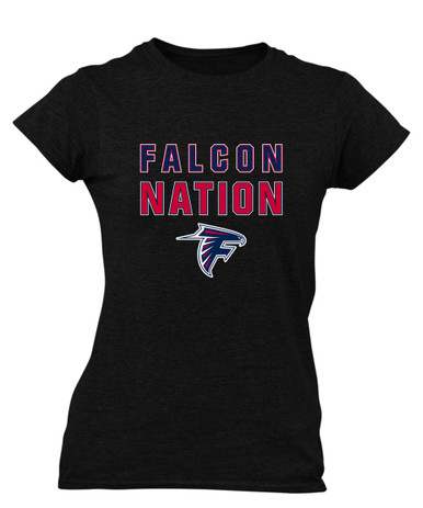 Forbush Falcons Nation #2 Women's Premium SS T-Shirt