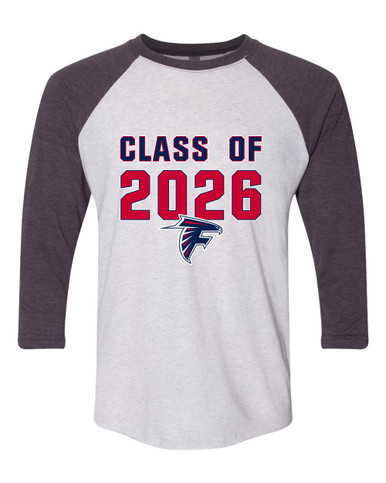 Forbush Falcons Class of 2026 Women's Baseball T-Shirt