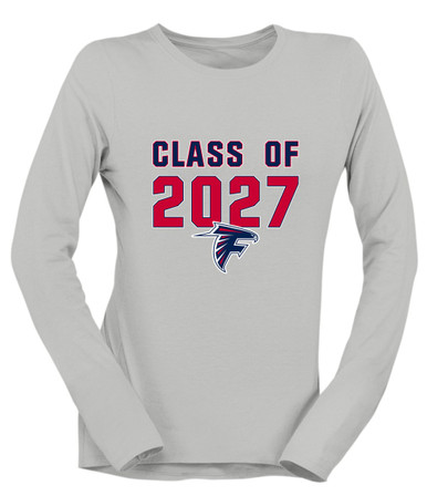 Forbush Falcons Class of 2027 Women's Premium LS T-Shirt