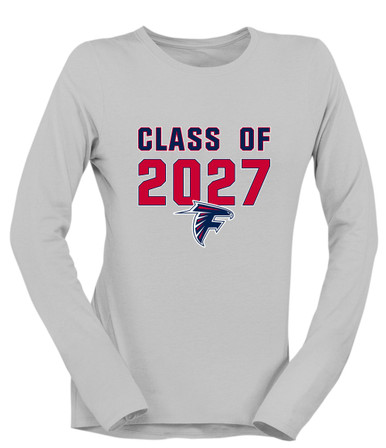 Forbush Falcons Class of 2027 Women's LS T-Shirt