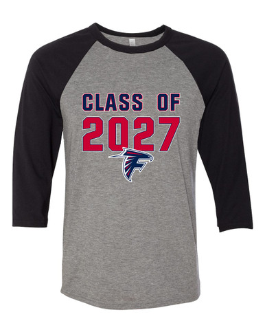 Forbush Falcons Class of 2027 Women's Baseball T-Shirt