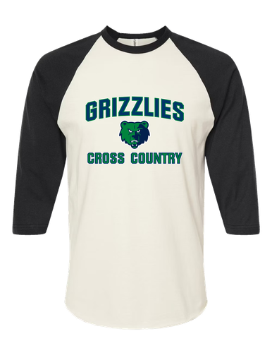 Creekview Grizzlies Cross Country Women's Baseball T-Shirt