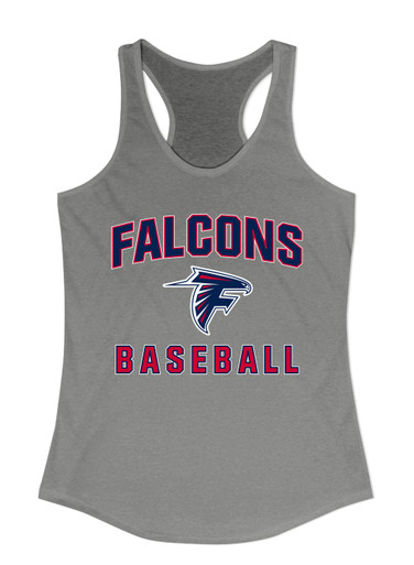 Forbush Falcons Baseball #1 Women's Tank Top