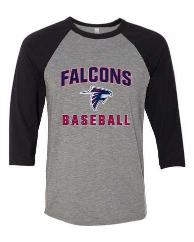 Forbush Falcons Baseball #1 Women's Baseball T-Shirt
