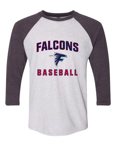 Forbush Falcons Baseball #1 Men's Baseball T-Shirt