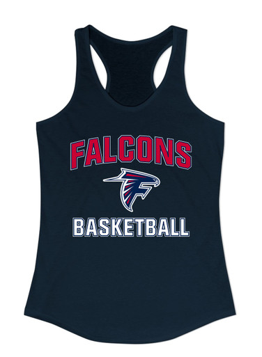 Forbush Falcons Basketball #1 Women's Tank Top
