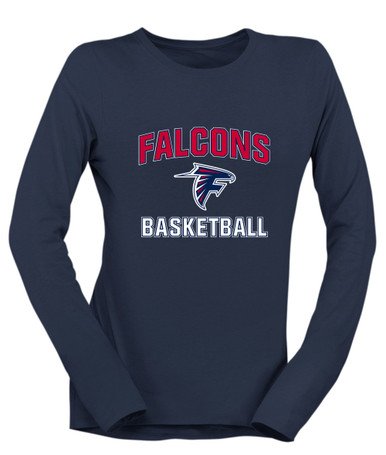 Forbush Falcons Basketball #1 Women's Premium LS T-Shirt