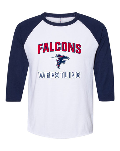 Forbush Falcons Wrestling Men's Baseball T-Shirt