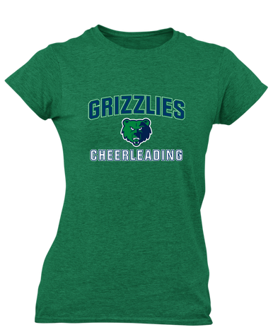 Creekview Grizzlies Cheerleading Women's Premium SS T-Shirt