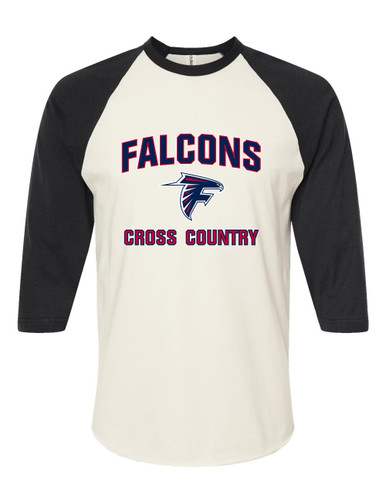 Forbush Falcons Cross Country Women's Baseball T-Shirt