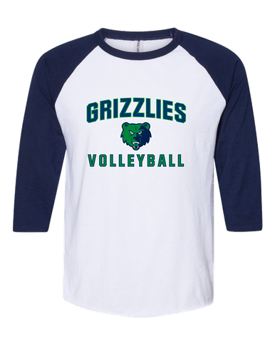 Creekview Grizzlies Volleyball Women's Baseball T-Shirt