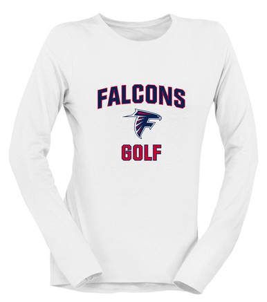 Forbush Falcons Golf Women's LS T-Shirt
