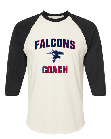 Forbush Falcons Coach Men's Baseball T-Shirt