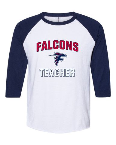 Forbush Falcons Teacher Men's Baseball T-Shirt