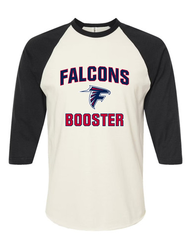 Forbush Falcons Booster Women's Baseball T-Shirt