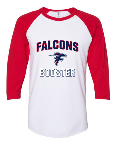 Forbush Falcons Booster Men's Baseball T-Shirt
