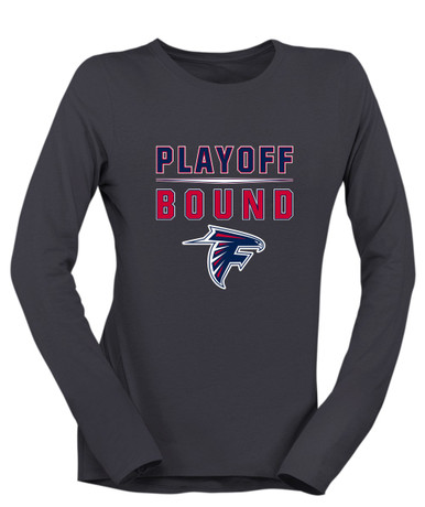 Forbush Falcons Playoff Bound Women's LS T-Shirt