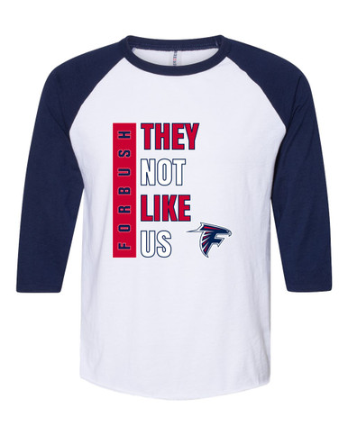 Forbush Falcons They Not Like Us #1 Men's Baseball T-Shirt