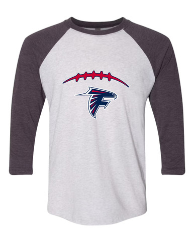 Forbush Falcons Football #2 Men's Baseball T-Shirt