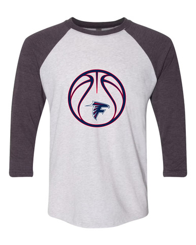 Forbush Falcons Basketball #2 Women's Baseball T-Shirt
