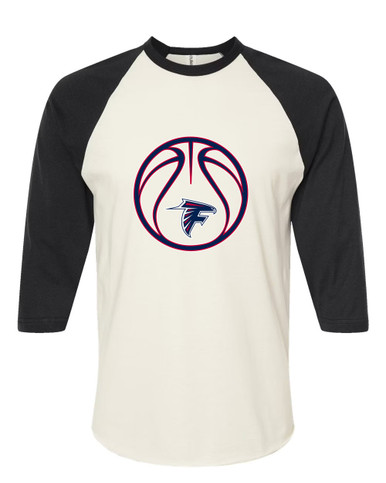 Forbush Falcons Basketball #2 Men's Baseball T-Shirt
