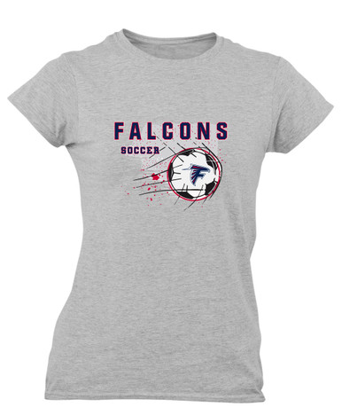 Forbush Falcons Soccer #2 Women's Premium SS T-Shirt