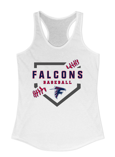 Forbush Falcons Baseball #2 Women's Tank Top