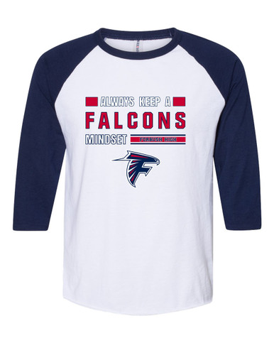 Forbush Falcons Mindset Women's Baseball T-Shirt