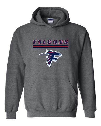 Forbush Falcons Mascot #8 Men's Hoodie