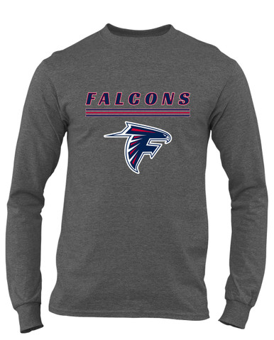Forbush Falcons Mascot #8 Men's Premium LS T-Shirt