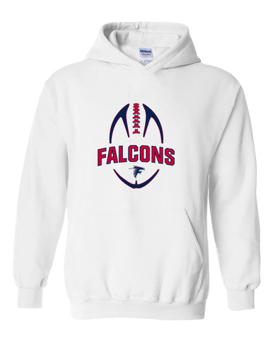 Forbush Falcons Football #5 Men's Hoodie