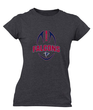 Forbush Falcons Football #5 Women's Premium SS T-Shirt