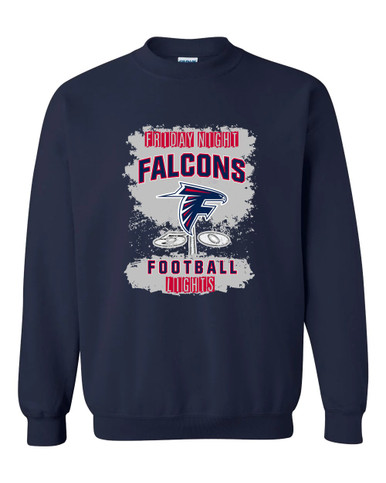 Forbush Falcons Football #6 Men's Sweatshirt