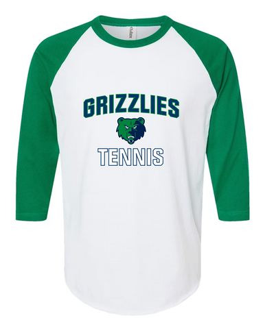 Creekview Grizzlies Tennis Men's Baseball T-Shirt