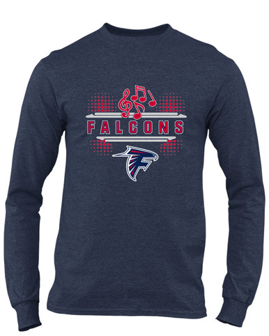 Forbush Falcons Band # 3 Men's LS T-Shirt
