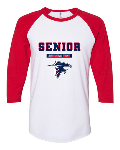 Forbush Falcons Senior #2 Men's Baseball T-Shirt