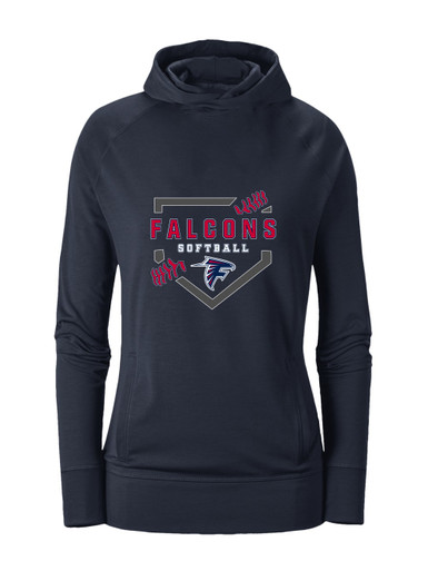 Forbush Falcons Softball #2 Women's Hoodie