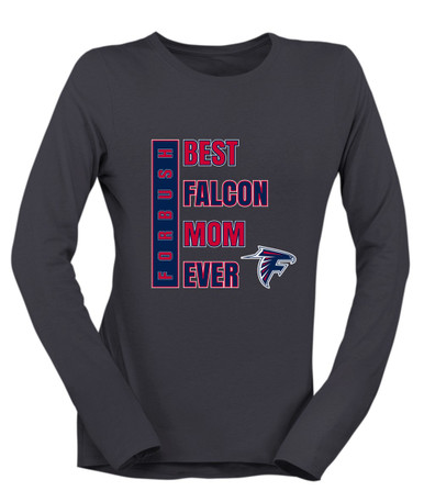Forbush Falcons Best Falcon Mom Women's Premium LS T-Shirt