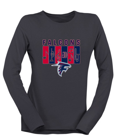 Forbush Falcons Band # 2 Women's LS T-Shirt